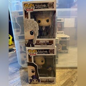Funko Pop Jareth and Sarah Figures Set